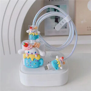 Ice Cream Sundae iPhone Charger and Cable Protectors P66